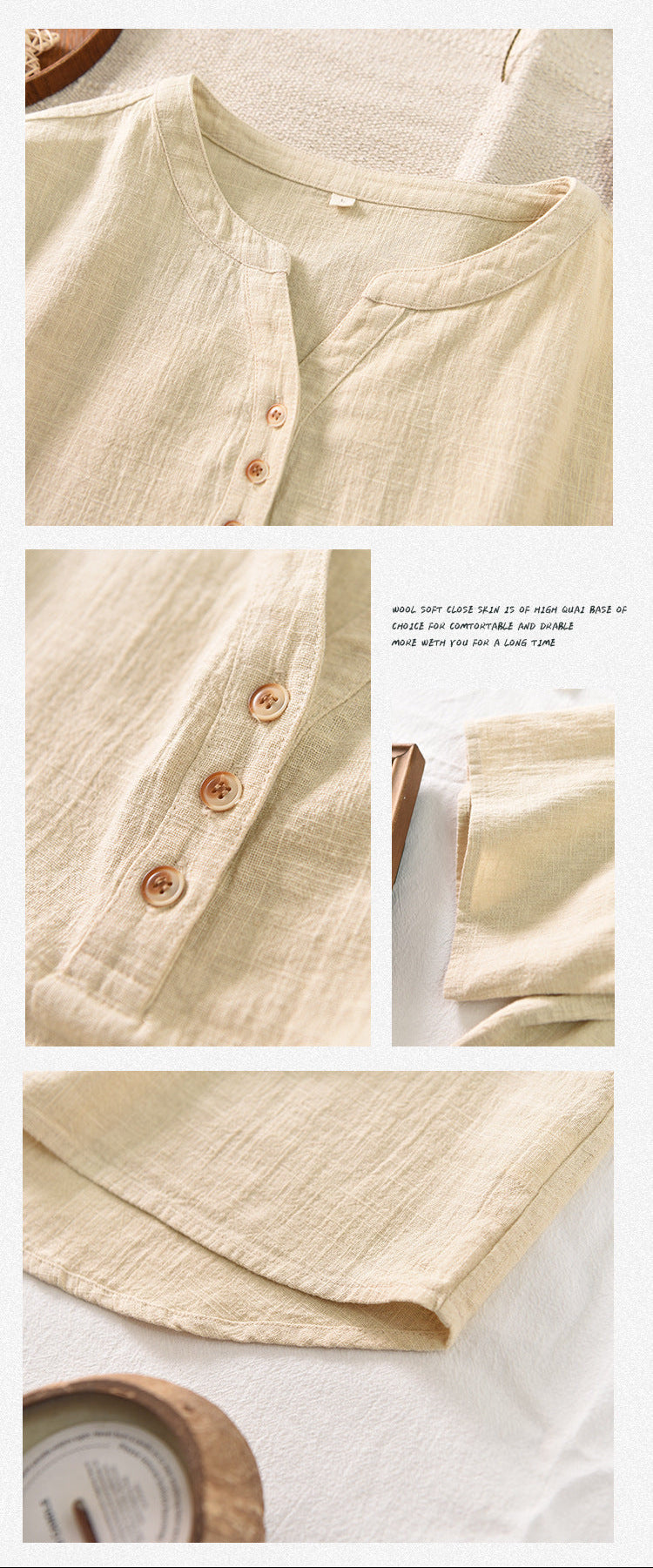 Breathable V-Neck Loose T-Shirt